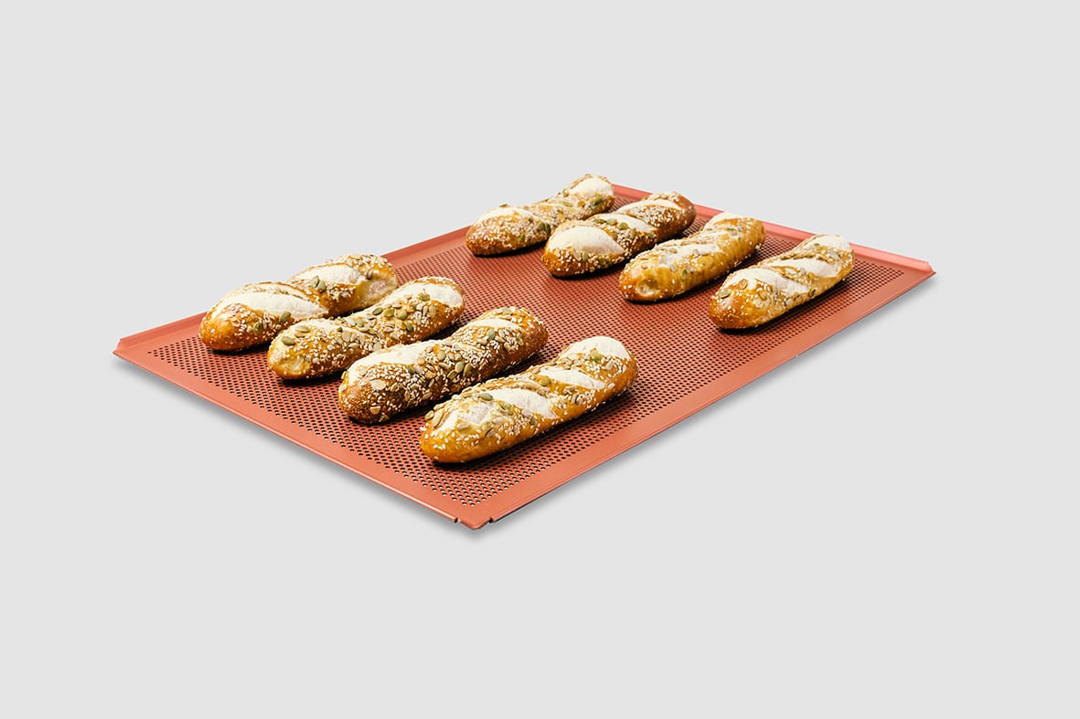 Beschichtung für Sauerteig und Laugengebäck Beschichtung für Sauerteig und Laugengebäck