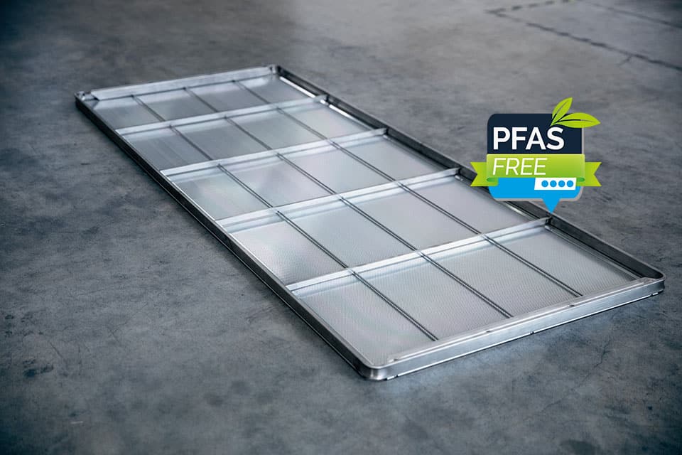 PFAS free tray PFAS free coating tray Kempf